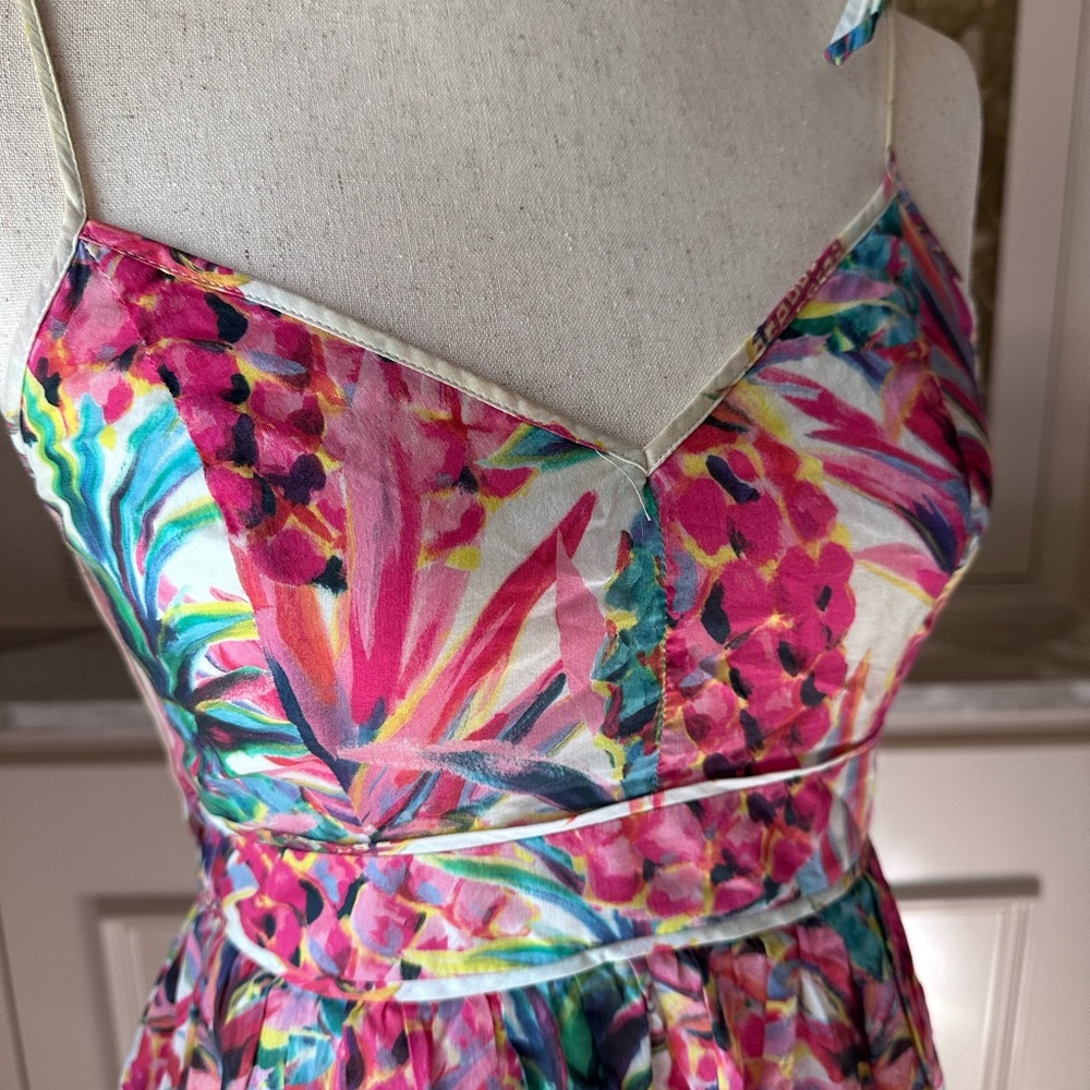 J. Crew pineapple dress